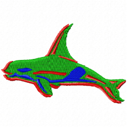 Fishes Embroidery Design 11 Fishes Embroidery Design 11